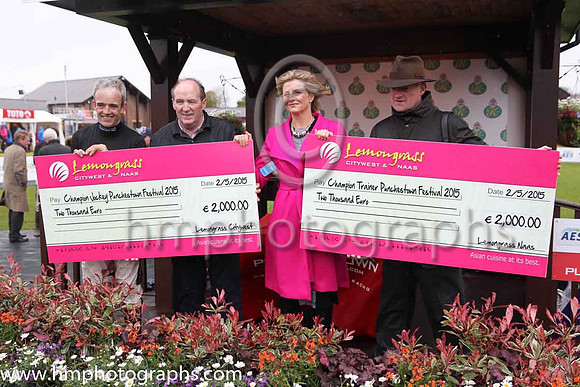 Top Punchestown Jockey Ruby Walsh and Top Trainer Willie Mullins  - FT8E5210