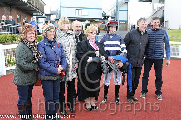 01st As De Pique ( 8 , white and blue hoop ) and J.B. Kane (7) - Trainer : Gavin Cromwell - Owner : Ms. A. Cromwell