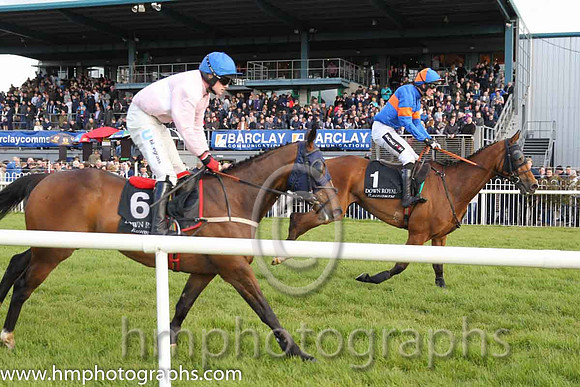 10th Don Franco ( 6 , pink, white hoop ) and K.C. Sexton - Trainer : J.T.R.Dreaper - Owner : Mrs.P.J.Conway