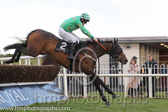 03rd Melbourne Lady (GB) ( 2 , green, yellow stars ) and M.W. Bowes (5) - Trainer : P. Fegan - Owner : Denis Robb