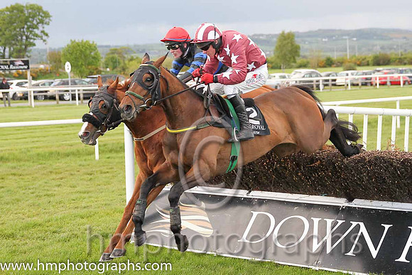 05th Westhaven ( 2 , maroon, white stars ) and P. Carberry - Trainer : Noel Meade - Owner : J.Kernohan