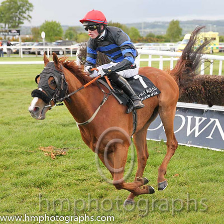 07th Whisky Galore (GB) ( 7 , black and blue hoops ) and D.E. Mullins - Trainer : Niall Moran - Owner : Edric Browne