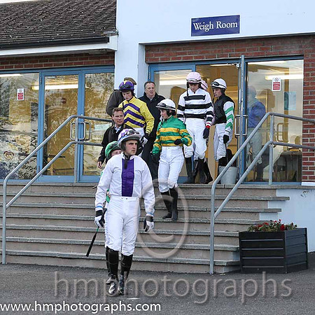 Jockeys leave the weigh Room at Down Royal