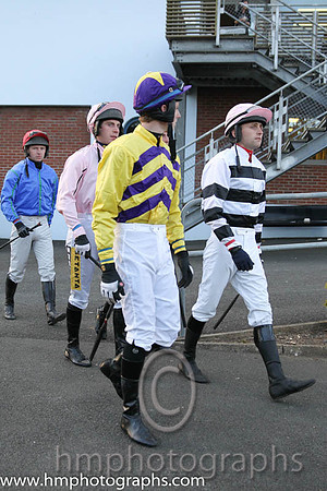 Jockeys leave the weigh Room at Down Royal