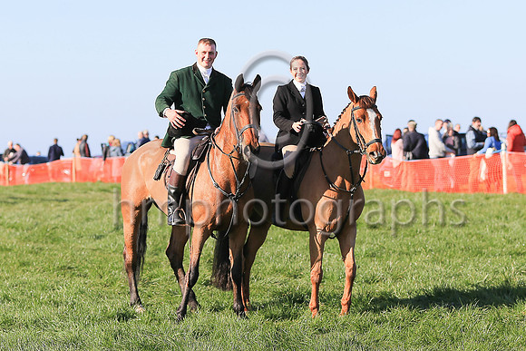 Andrew Miskimmon and Jan Barr, Mount Stewards at the Route P2P at Portrush