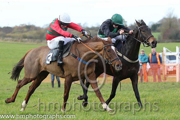 02 Maple Mons & B O'Neill - 2nd (3, red, green chevrons) & 01 Maple Valley Gold & Ms R Blackmore - winner (4, black, green sash ) - FT8E0679-55