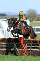01st Papal Lodge and D F ORegan ( 6 , green, red star ) Trainer - Mrs D Foster , Owner - Justanidea Syndicate