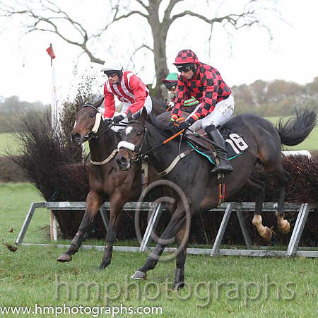 03 Kerrib Castle and M McConville - - 03rd (4 ,red and white stripes ) Trainer - Stephen McConville  01 Vital Plot and J J Codd - - 01st (16 ,red and black check ) Trainer - Liam Kenny