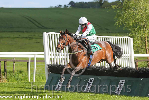 03rd Quiet Account ( 9 , green, red sash ) and N.P. Madden - Trainer : C.A.McBratney - Owner : Mrs F.J. Savage