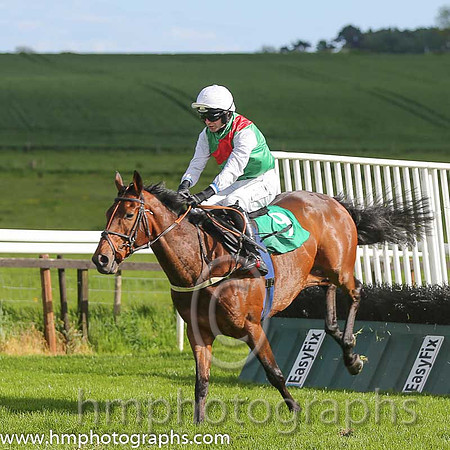03rd Quiet Account ( 9 , green, red sash ) and N.P. Madden - Trainer : C.A.McBratney - Owner : Mrs F.J. Savage