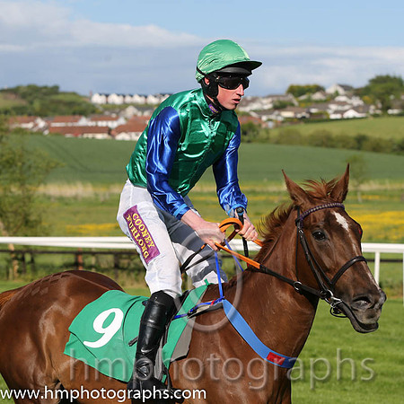 08th Celtic Passion ( 9 , light green, blue sleeves ) and M.P. Fogarty - Trainer : Colin Bowe - Owner : Brendan A. Murphy