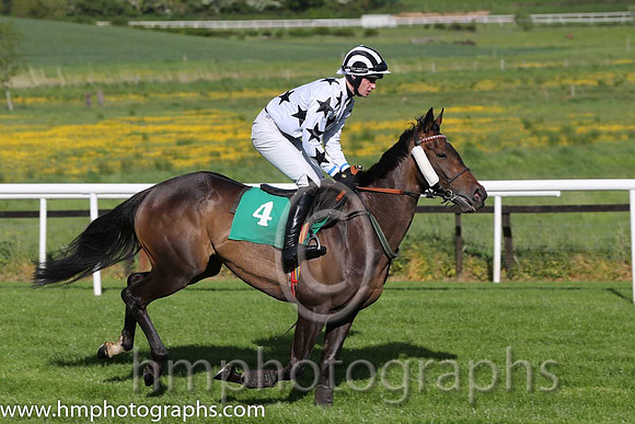 05th Binowagh Bay ( 4 , white, blue stars ) and D.J. Mullins (5) - Trainer : Brian M. McMahon - Owner : Michael Feeney