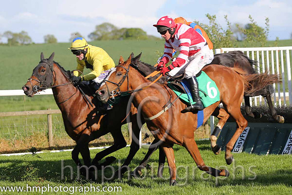 01st Cristy's Call ( 6 , red, white cross belts ) and P. Carberry - Trainer : Gavin Cromwell - Owner : F.W. Lynch