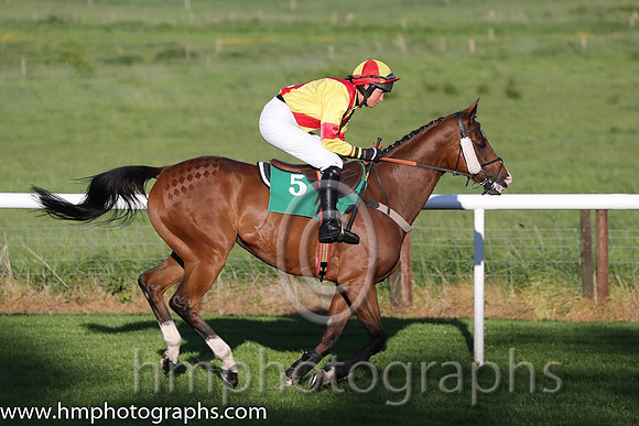 10th Deputy Consort (USA) ( 5 , yellow, red cross belts ) and K. Ferris (7) - Trainer : R. K. Watson - Owner : T.B. Ferris