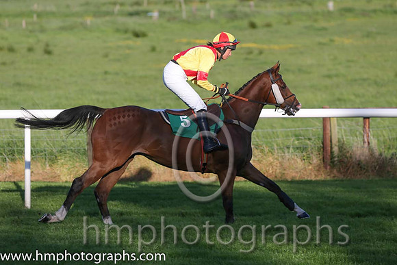 10th Deputy Consort (USA) ( 5 , yellow, red cross belts ) and K. Ferris (7) - Trainer : R. K. Watson - Owner : T.B. Ferris