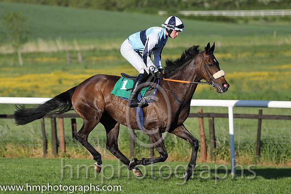 08th Illtakeitfromhere ( 1 , light blue, blue hoop ) and D.J. Mullins (5) - Trainer : Paul Nolan - Owner : Philip Byrne