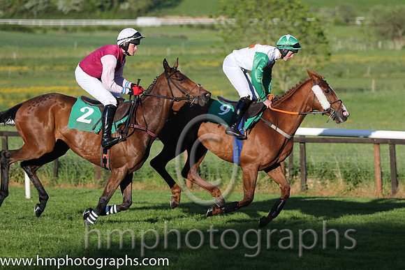 11th Willow Grange ( 2 , maroon, pink sleeves ) and R.P. Treacy (5) - Trainer : John Patrick Ryan - Owner : John Patrick Ryan