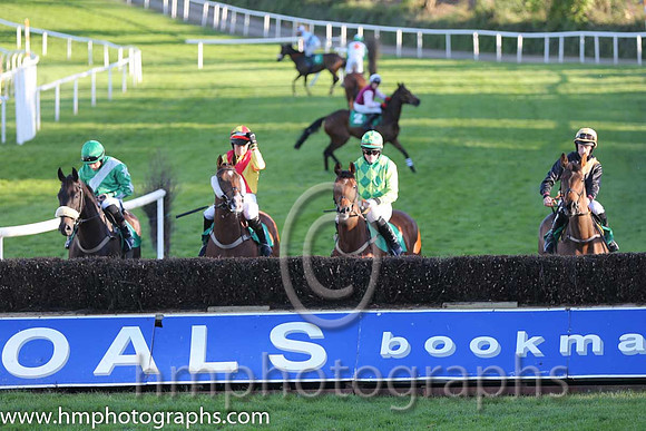 12th All Or Now ( 8 , green, light green chevron ) and R.C. Colgan - Trainer : V. T. O'Brien - Owner : Raymond Healy