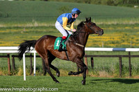 01st Bills Official ( 13 , blue, yellow cross ) and S.J. Hassett (3) - Trainer : Martin Hassett - Owner : T. F. Lonergan