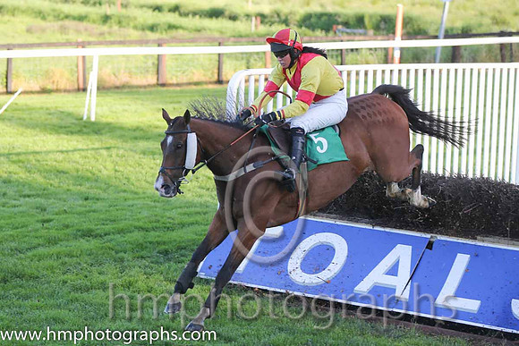 10th Deputy Consort (USA) ( 5 , yellow, red cross belts ) and K. Ferris (7) - Trainer : R. K. Watson - Owner : T.B. Ferris