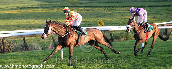 01st Waterville Rock ( 6 , yellow and red chevrons ) and K. Walsh - Trainer : J.A. Nash - Owner : Michael O'Flynn/John F. O'Flynn