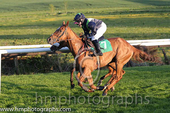 03rd Wither Or Not ( 7 , blue, green chevron ) and L. O'Neill (7) - Trainer : B. R. Hamilton - Owner : Mrs G. Vaughan