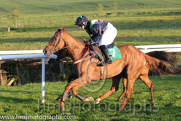 03rd Wither Or Not ( 7 , blue, green chevron ) and L. O'Neill (7) - Trainer : B. R. Hamilton - Owner : Mrs G. Vaughan