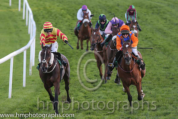 01st Waterville Rock ( 6 , yellow and red chevrons ) and K. Walsh - Trainer : J.A. Nash - Owner : Michael O'Flynn/John F. O'Flynn