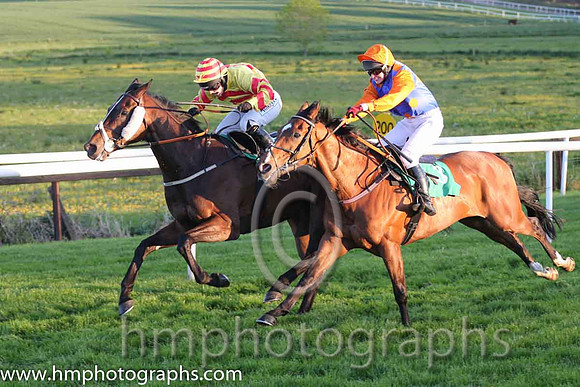 01st Waterville Rock ( 6 , yellow and red chevrons ) and K. Walsh - Trainer : J.A. Nash - Owner : Michael O'Flynn/John F. O'Flynn