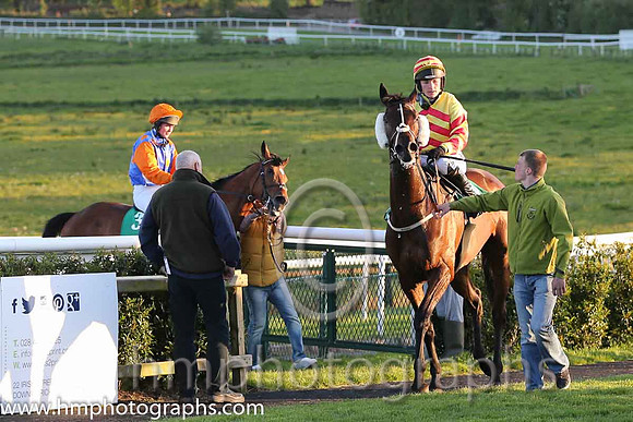 01st Waterville Rock ( 6 , yellow and red chevrons ) and K. Walsh - Trainer : J.A. Nash - Owner : Michael O'Flynn/John F. O'Flynn