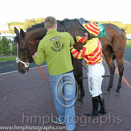 01st Waterville Rock ( 6 , yellow and red chevrons ) and K. Walsh - Trainer : J.A. Nash - Owner : Michael O'Flynn/John F. O'Flynn