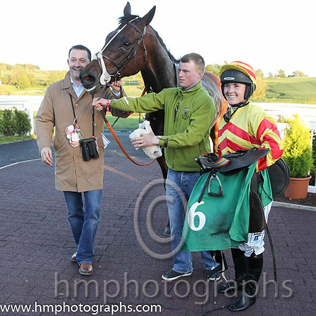 01st Waterville Rock ( 6 , yellow and red chevrons ) and K. Walsh - Trainer : J.A. Nash - Owner : Michael O'Flynn/John F. O'Flynn