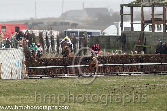 03rd Diamond Reign ( 6 ) M P Clarke - Trainer: Darren Clarke - black red stripes