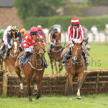 01st One In All In and Mr C J Orr 7 ( 13 , maroon and white stripes ) Trainer - H de Bromhead , Owner - C Jones