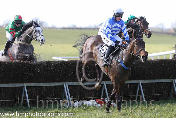 02nd Semper Fortis ( 15 )  B O'Neill - Trainer: Colin Bowe - blue, white chevrons