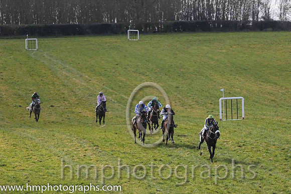 01st Baltazar D'allier ( 8 )  J J Codd - Trainer: Gordon Elliott - light green, purple chevron