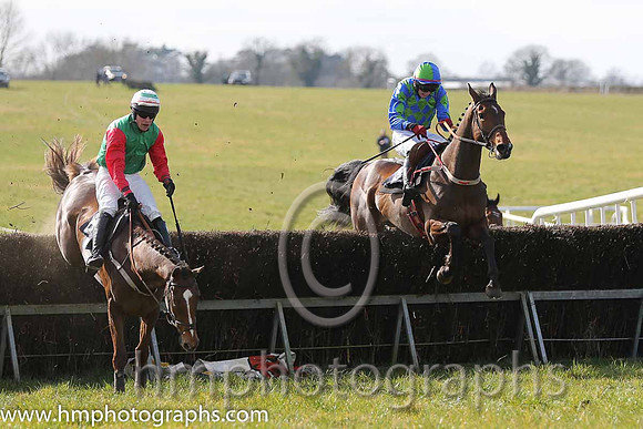 03rd Step Back ( 8 )  M J Lynch - Trainer: George Stewart - green, red sleeves