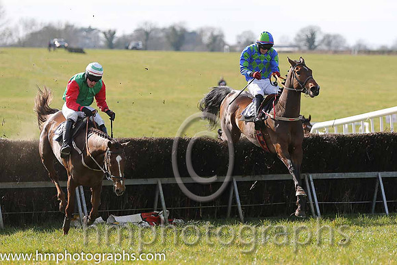03rd Step Back ( 8 )  M J Lynch - Trainer: George Stewart - green, red sleeves