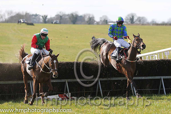 03rd Step Back ( 8 )  M J Lynch - Trainer: George Stewart - green, red sleeves