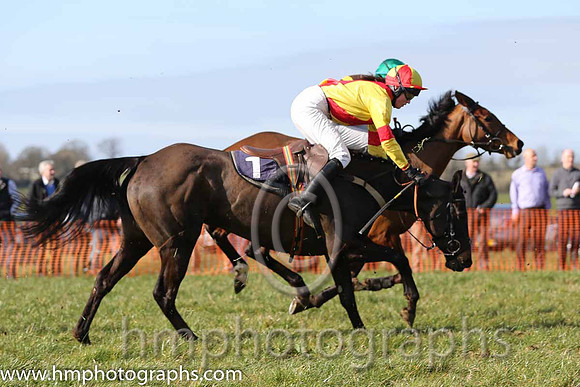 08th PU Dixie Rebel ( 1 )  Miss K Ferris - Trainer: Eoin G Barry - yellow, red cross belts