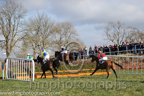 07th UR Trendelenburg ( 2 )  Ms D Larkin - Trainer: Nessa Toher - red and green chevrons