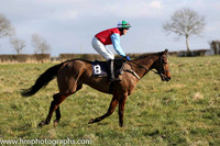 13th PU Darsindian ( 8 ) J Cresswell - Trainer: Brian W Dougan - red, blue sleeves