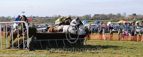 16th PU Just Like Freddie ( 10 )  D G Levery - Trainer: Andrew George Kennedy - grey, green collar