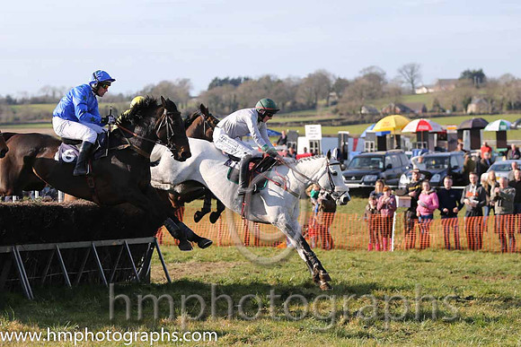 16th PU Just Like Freddie ( 10 )  D G Levery - Trainer: Andrew George Kennedy - grey, green collar