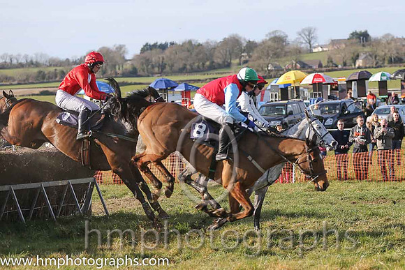 13th PU Darsindian ( 8 )  J Cresswell - Trainer: Brian W Dougan - red, blue sleeves