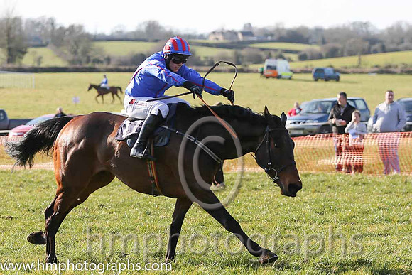 04th Ser Sandor ( 17 )  R James - Trainer: Shane Donohoe - royal blue, red seams