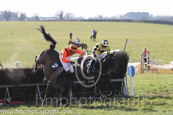 06th F The Generous Baker ( 2 )  T Donworth - Trainer: Peter Maher - orange, black chevron
