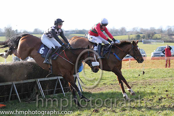 02nd Maple Mons ( 4 )  B O'Neill - Trainer: D M Christie - red and green chevrons