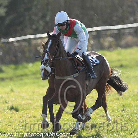 01st Sole Witness ( 8 )  N McParlan - Trainer: C A McBratney - emerald green , red sash