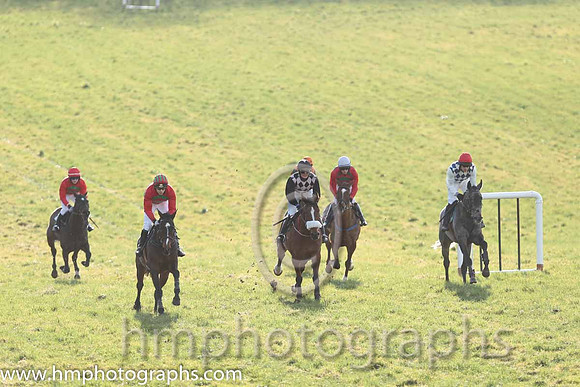 01st Fagan ( 5 )  Derek O'Connor - Trainer: I R Ferguson - navy  white diamonds